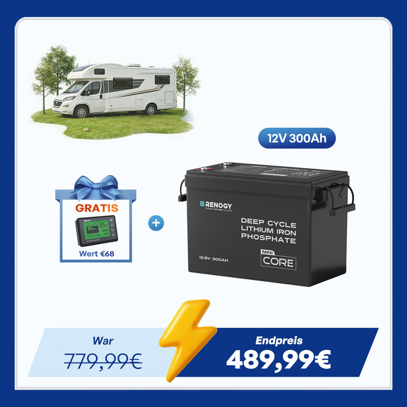 Core Mini - 12V 300Ah LiFePo4 Lithium Batterie