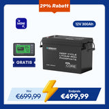 Core Mini - 12V Lithium Batterie 300Ah/200Ah