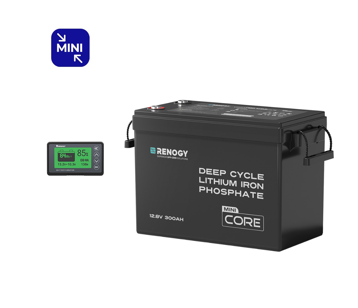 Core mini 12V Lithium Batterie 300Ah/200Ah/100Ah