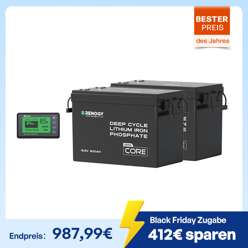 Core mini 12V Lithium Batterie 300Ah/200Ah/100Ah
