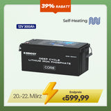 Core - 12V 300Ah LiFePo4 Lithium Batterie mit Selbstheizung