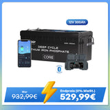 Core - 12V 300Ah LiFePo4 Lithium Batterie mit Selbstheizung