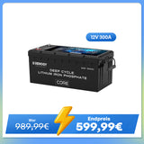 Core - 12V 300Ah LiFePo4 Lithium Batterie mit Selbstheizung