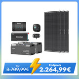5,12 kWh Off-Grid Solaranlage | 200Ah LiFePO4 Batterien, 3000W Wechselrichter, 50A Batterieladegerät