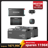 5,12 kWh Off-Grid Solaranlage | 3000W Wechselrichter, 50A Batterieladegerät