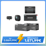 5,12 kWh Solaranlage | Pro 200Ah LiFePO4 Batterien, 3000W Wechselrichter, 50A Batterieladegerät