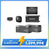 5,12 kWh Off-Grid Solaranlage | 200Ah LiFePO4 Batterien, 3000W Wechselrichter, 50A Batterieladegerät
