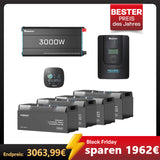 10,24 kWh Off-Grid Solaranlage | 3000W Wechselrichter, 60A Laderegler