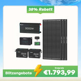 5,12kWh Wohnmobil Power Solarsystem| 3000W Wechselrichter