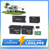 5,12kWh Wohnmobil Power Solarsystem| 3000W Wechselrichter