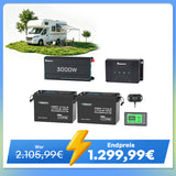 5,12kWh Wohnmobil Power Solarsystem| 3000W Wechselrichter