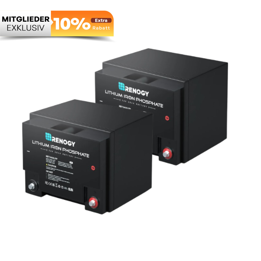 24V 25Ah LiFePo4 Lithium Batterie Smart BMS