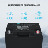 24V 25Ah Lithium-Eisenphosphat-Batterie
