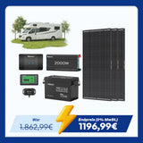 3,84kWh Wohnmobil Power Solaranlage| 2000W Wechselrichter, 50A Batterladegerät