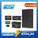 3,84kWh Wohnmobil Power Solaranlage| 2000W Wechselrichter, 50A Batterladegerät