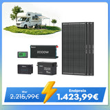 3,84kWh Wohnmobil Power Solaranlage| 2000W Wechselrichter, 50A Batterladegerät