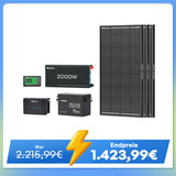3,84kWh Wohnmobil Power Solaranlage| 2000W Wechselrichter, 50A Batterladegerät
