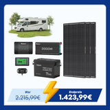 3,84kWh Wohnmobil Power Solaranlage| 2000W Wechselrichter, 50A Batterladegerät
