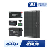 3,84kWh Wohnmobil Power Solaranlage| 2000W Wechselrichter, 50A Batterladegerät