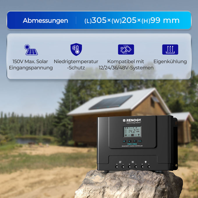 Rover Lite MPPT Solarladeregler 60A 12V/ 24V/ 36V/ 48V