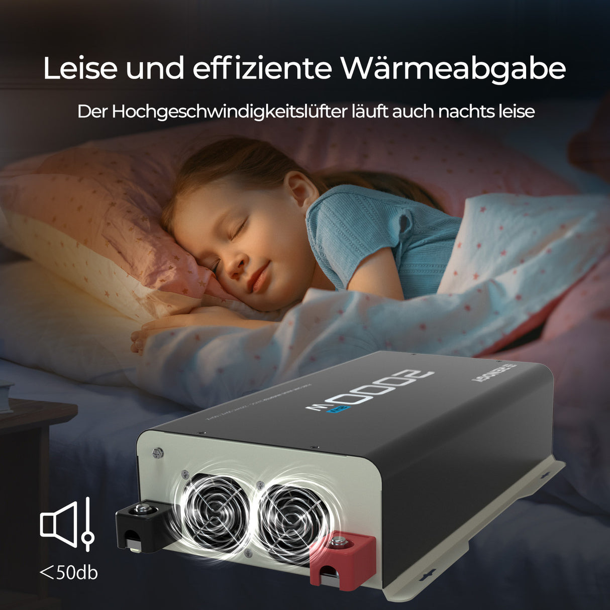 2000W 24V Reine Sinuswelle Wechselrichter