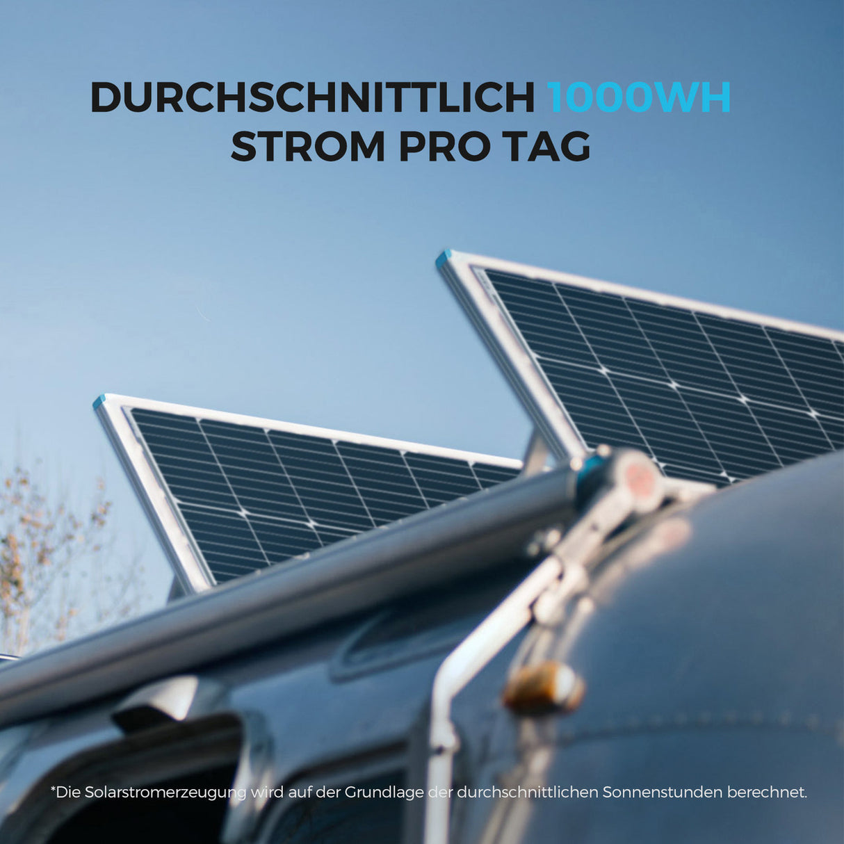 200W 12V Starter Solaranlage mit 30A PWM Laderegler für Wohnmobile/Wohnwagen