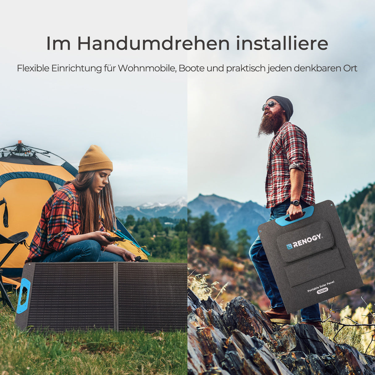 E.FLEX-CORE 100 portable solar panel
