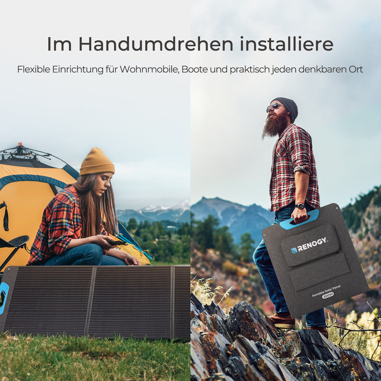 E.FLEX-CORE 200 portable solar panel
