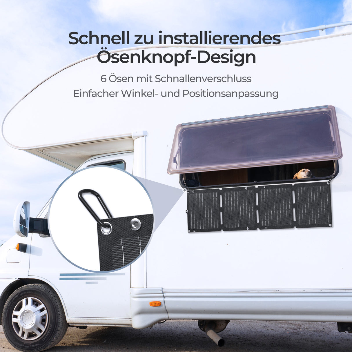 E.FLEX-SE 30W Tragbares Solarpanel