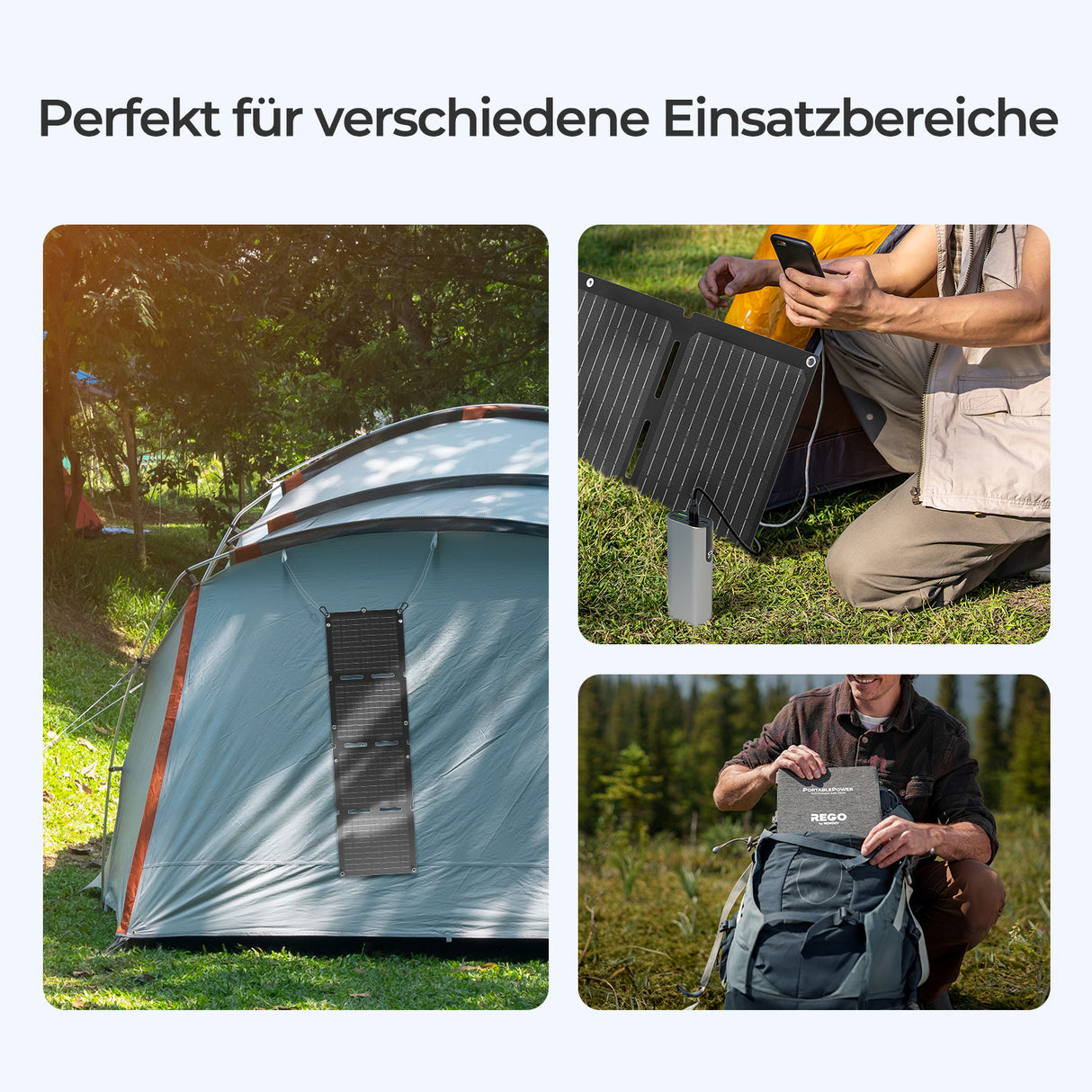 E.FLEX-SE 30W Tragbares Solarpanel