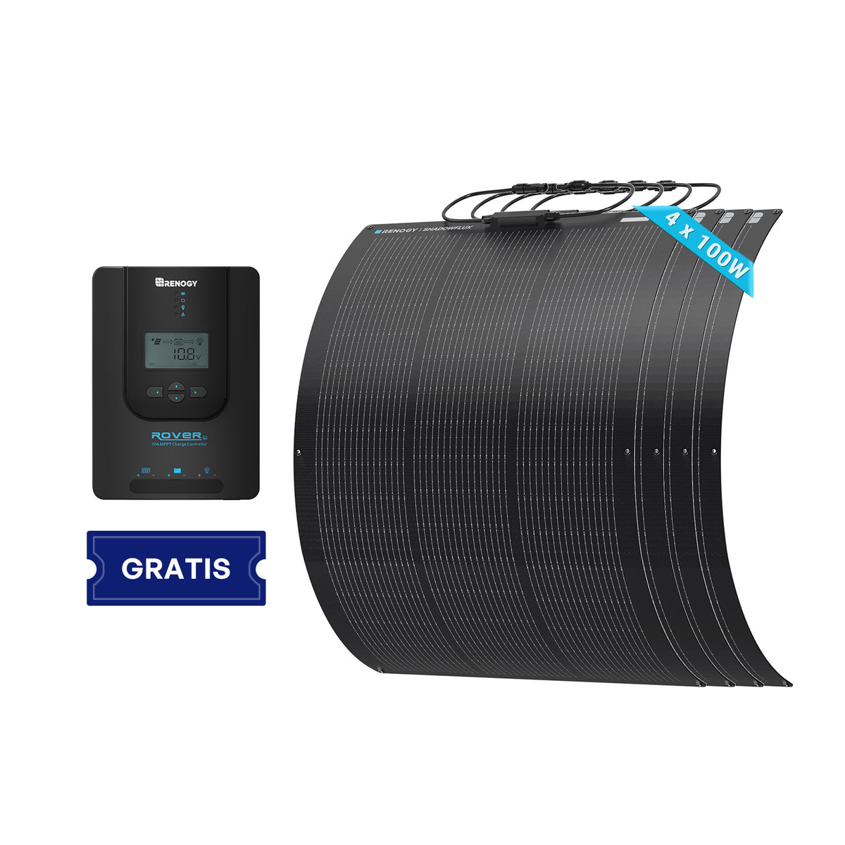 Flex ShadowFlux 200W felxibles Solarmodul Anti-Beschattung N-Typ