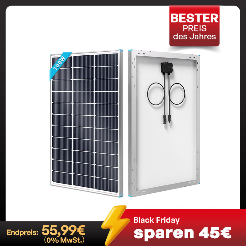N Type 12V Solarmodul 200W/175W/100W