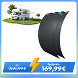 100W 12V Flexibles  Solarmodul ETFE Monokristallines Wohnmobil