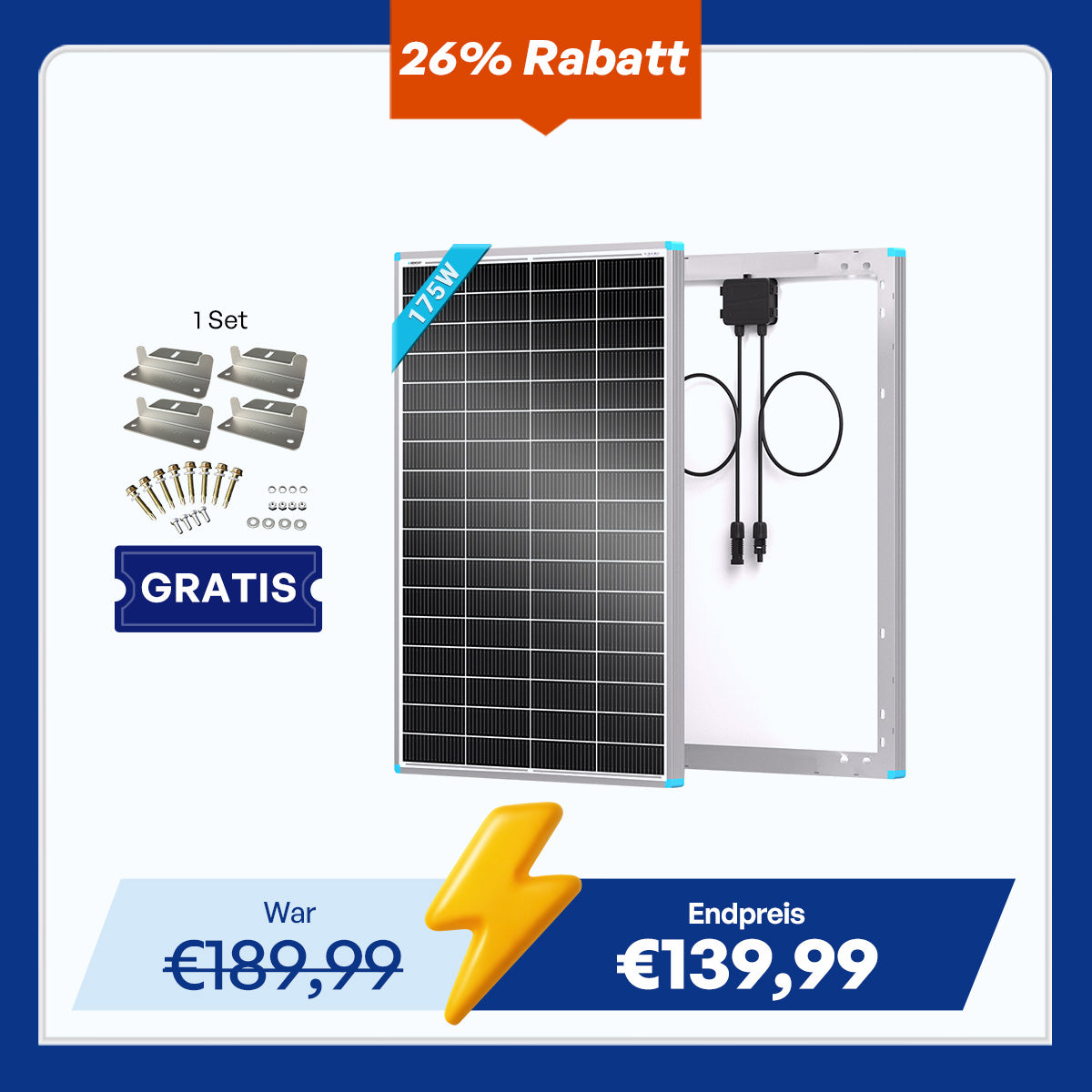 16BB N-Typ 200W/175W/100W Solarmodul
