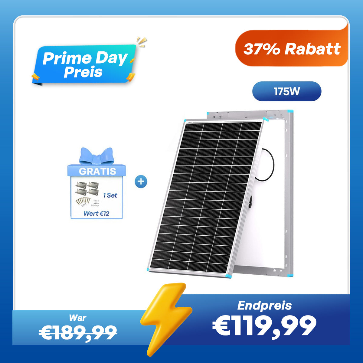 16BB N-Typ 200W/175W/100W Solarmodul