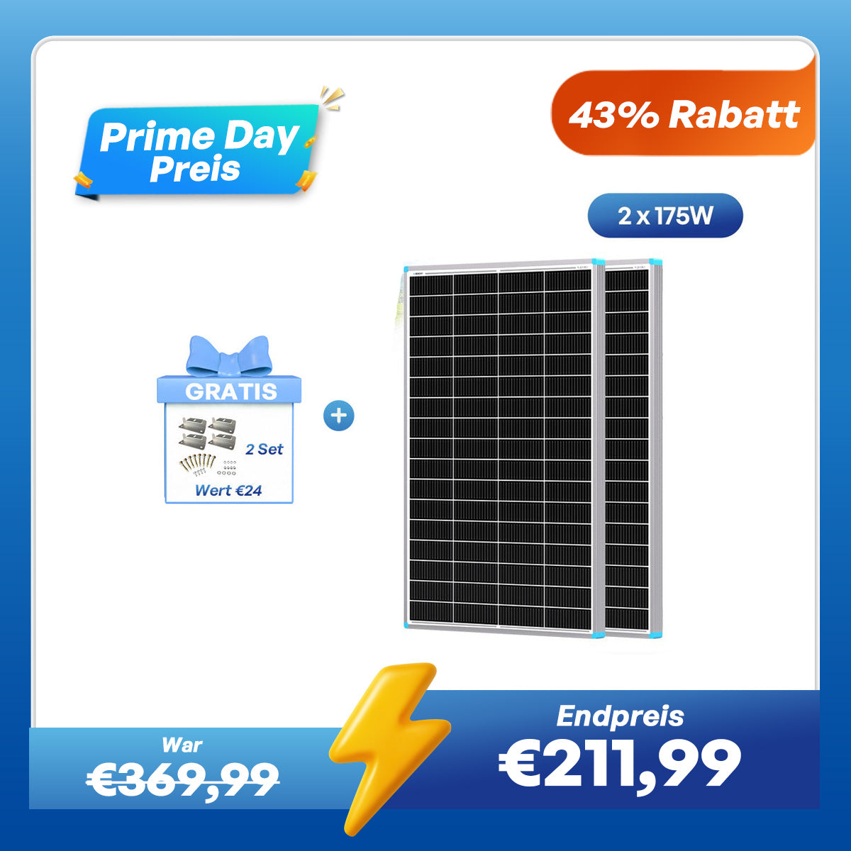 16BB N-Typ 200W/175W/100W Solarmodul