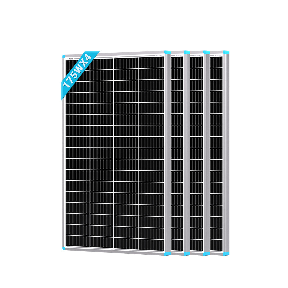 Renogy 12V 16BB N-Typ 4x175W Solarmodul 