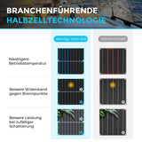 200W 12V Flexibles Solarmodul Monokristallin