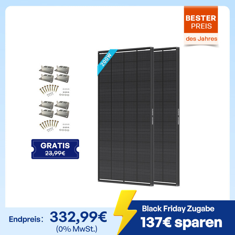 ShadowFlux 12V Solarmodul Anti-Beschattung 200W/120W