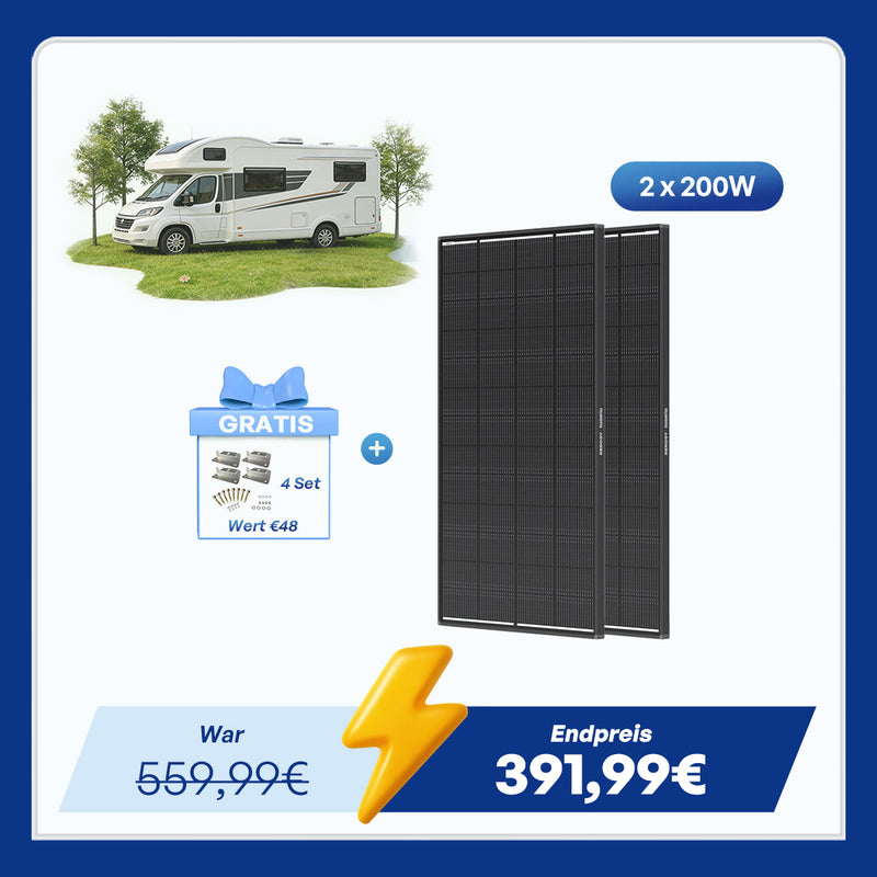 ShadowFlux 200W Solarmodul Anti-Beschattung N-Typ