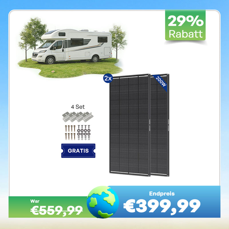 ShadowFlux 12V 200W/120W Anti-Beschattung Solarmodul