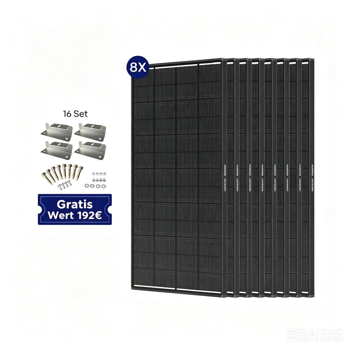 ShadowFlux 200W Solarmodul Anti-Beschattung N-Typ
