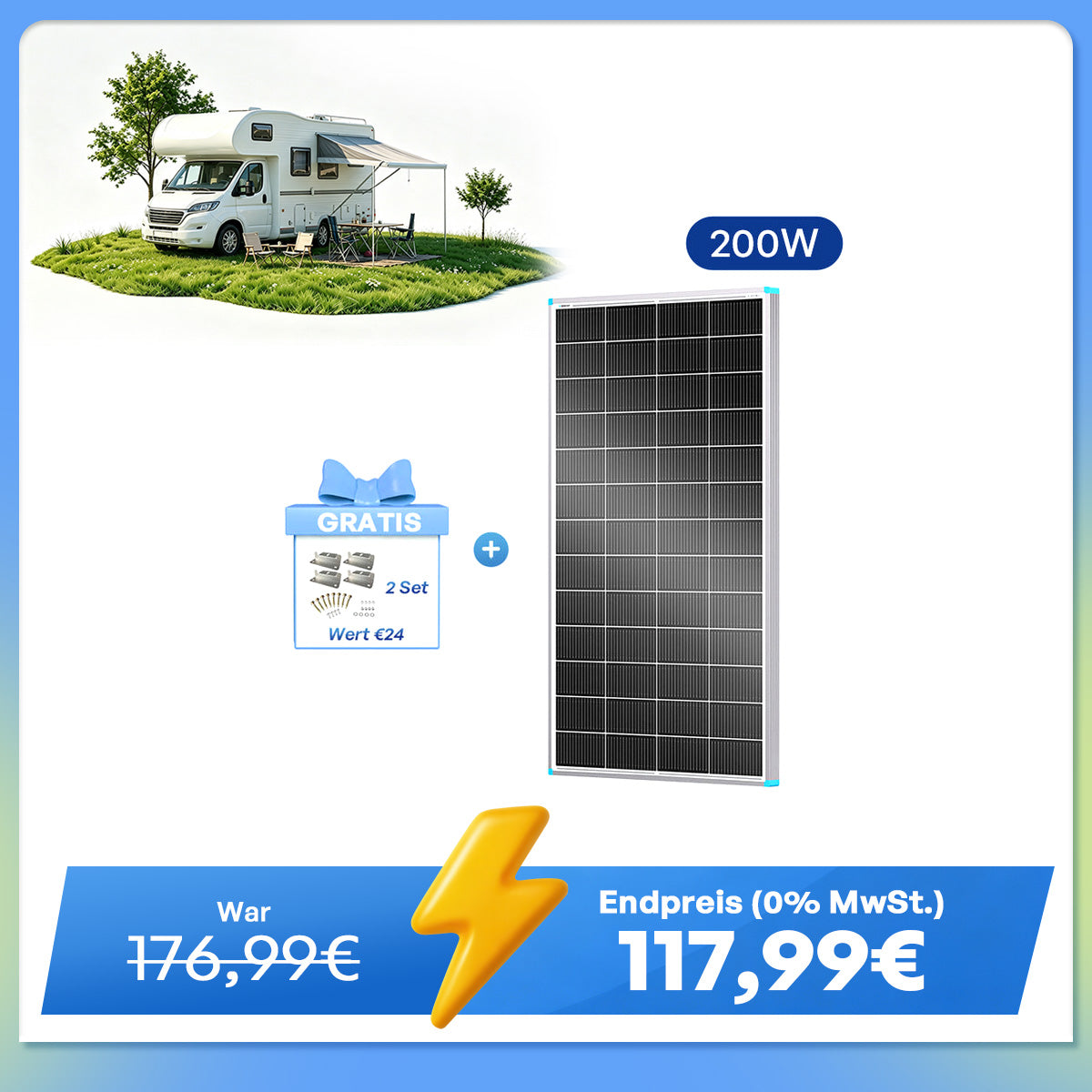 16BB N-Typ 200W/175W/100W Solarmodul