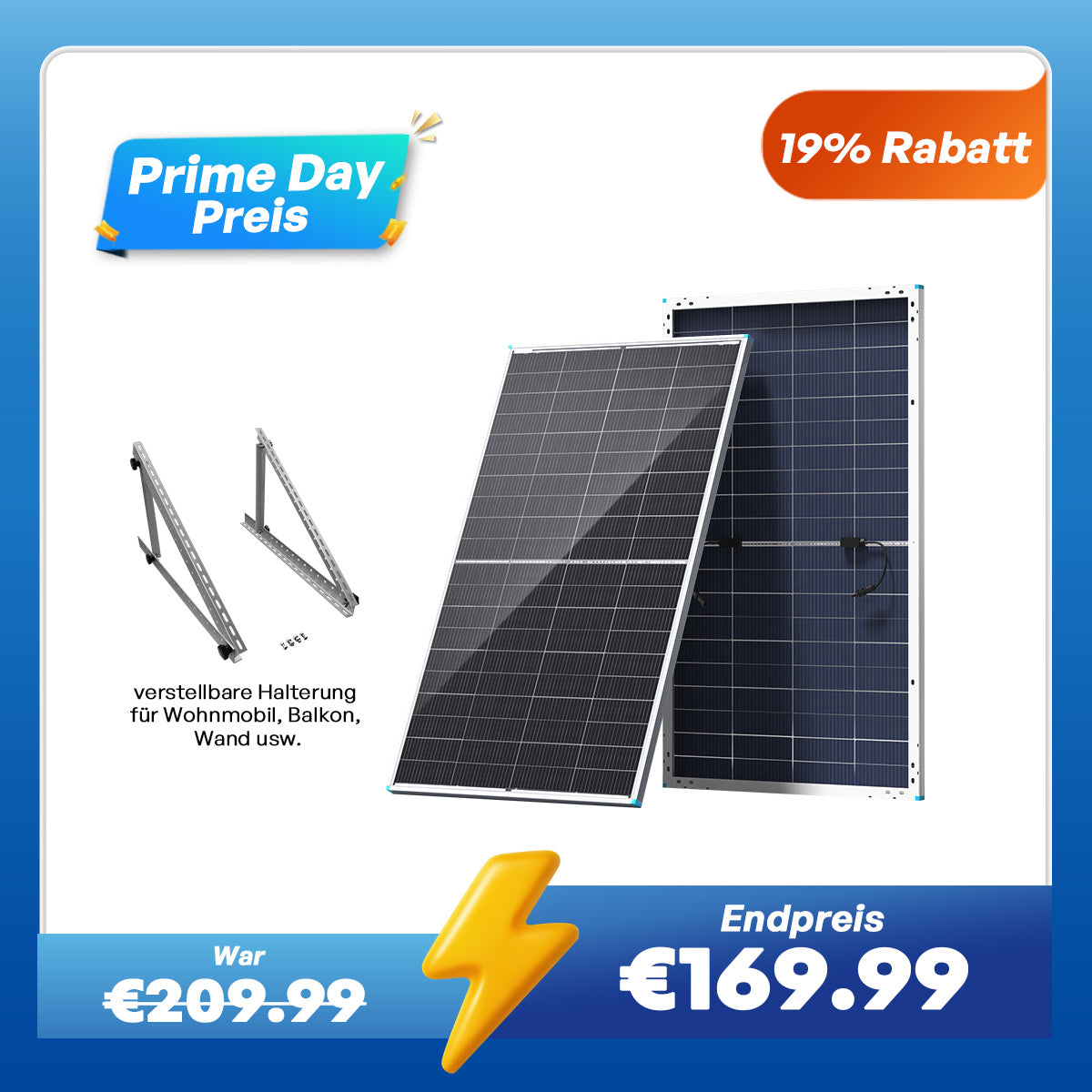 200W Bifaziales Solarmodul N-Typ