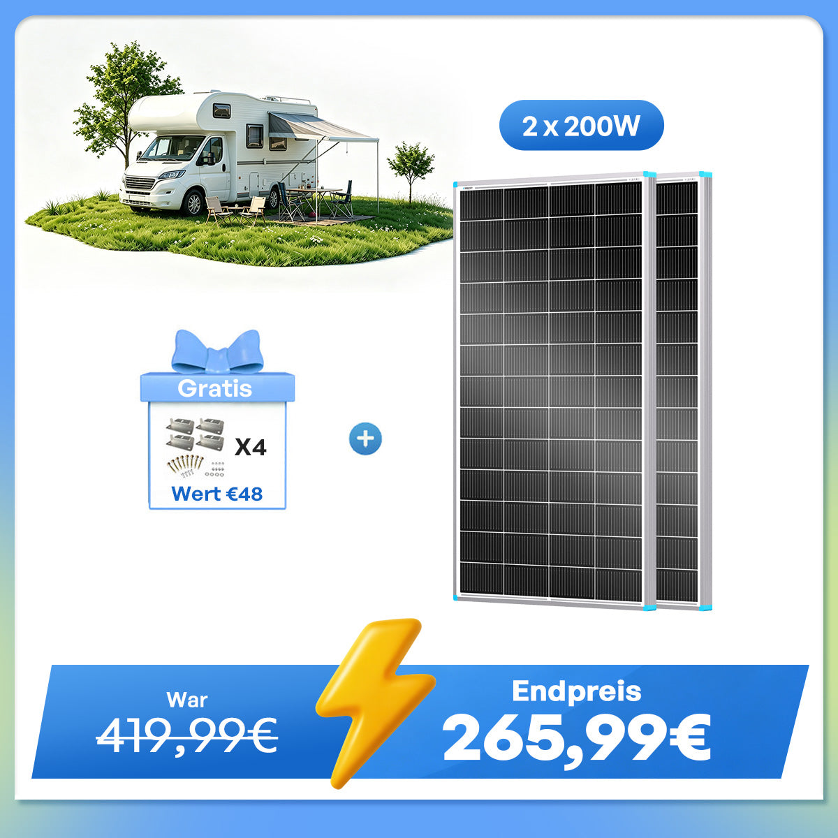 16BB N-Typ 200W/175W/100W Solarmodul