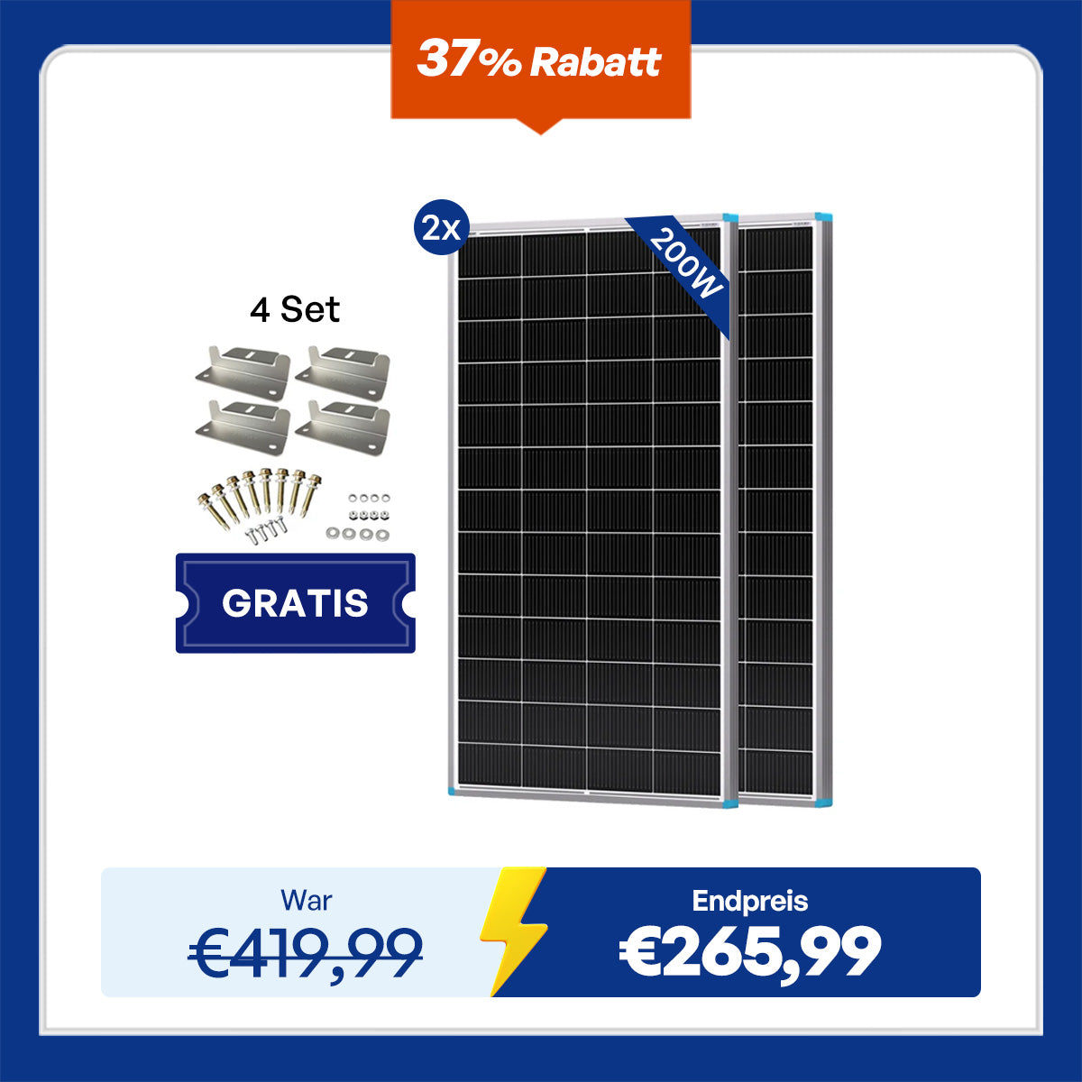 16BB N-Typ 200W/175W/100W Solarmodul