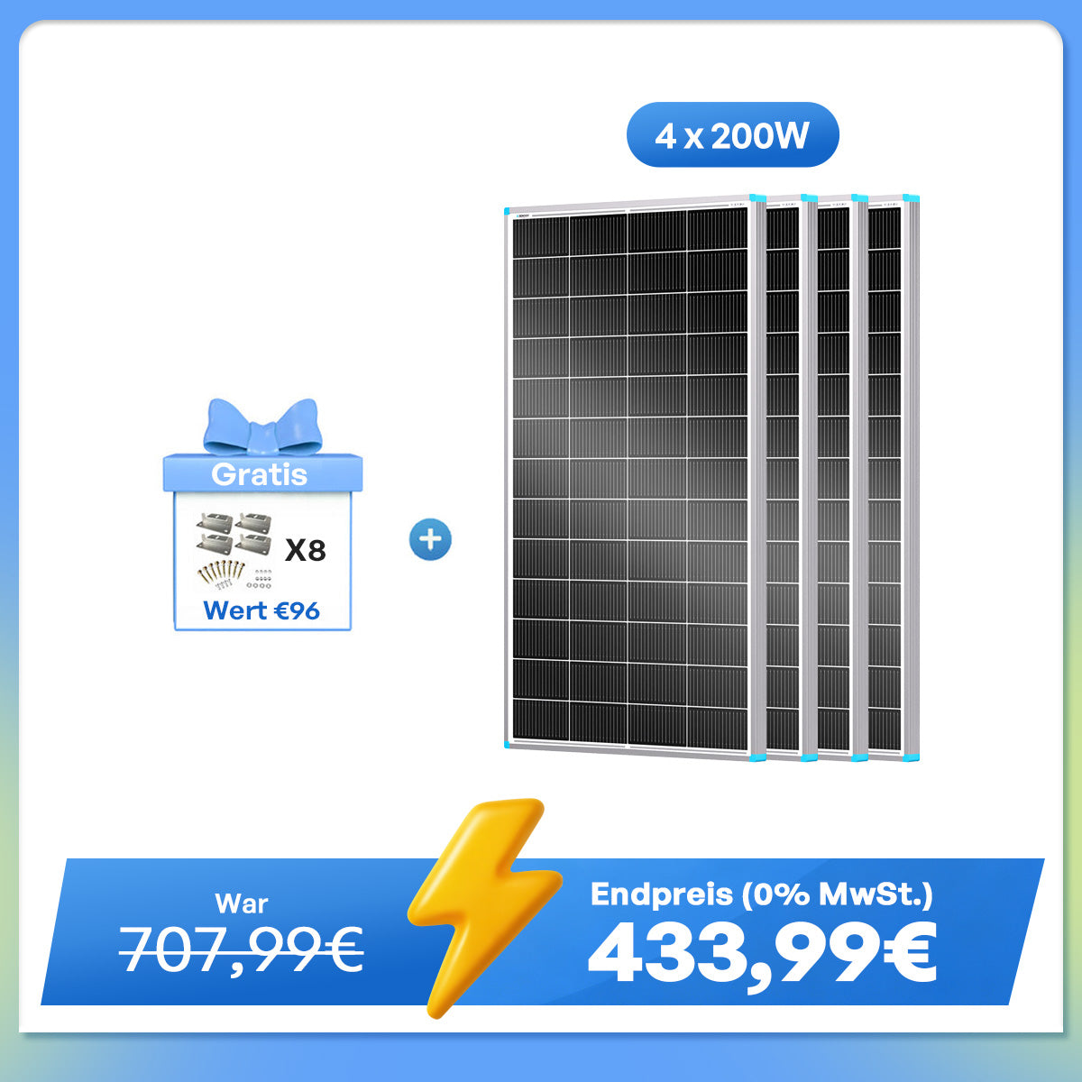 16BB N-Typ 200W/175W/100W Solarmodul