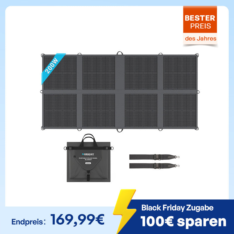 200W/400W tragbare Solardecke N-Typ Zelle