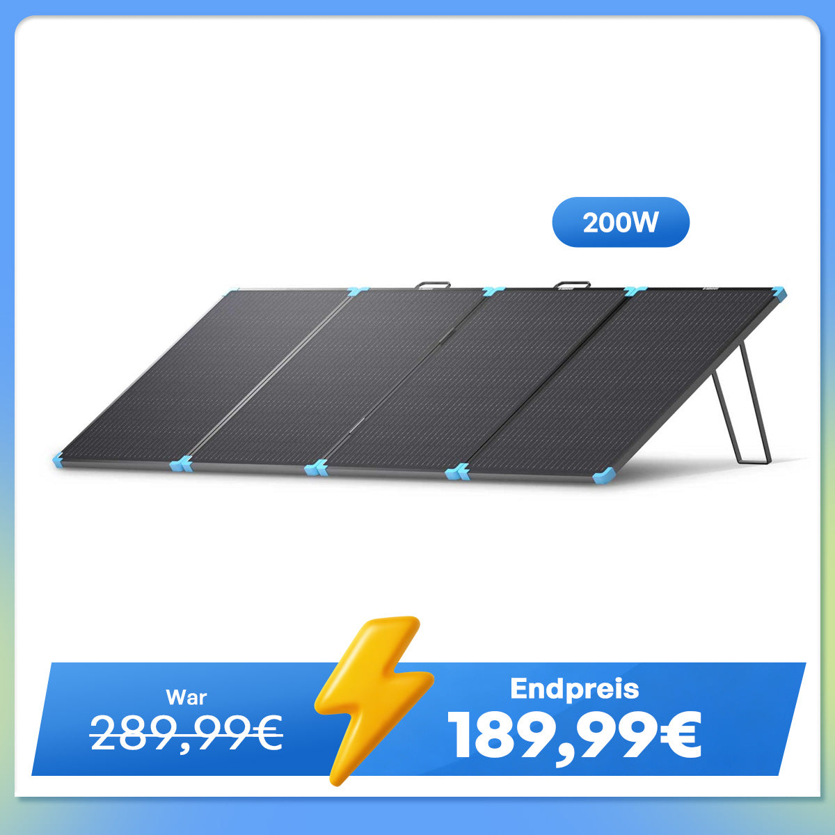220W leichte tragbare Solartasche N-Typ Zelle