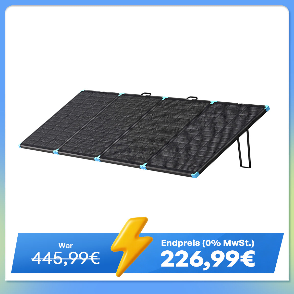 300W leichte tragbare Solartasche N-Typ Zelle